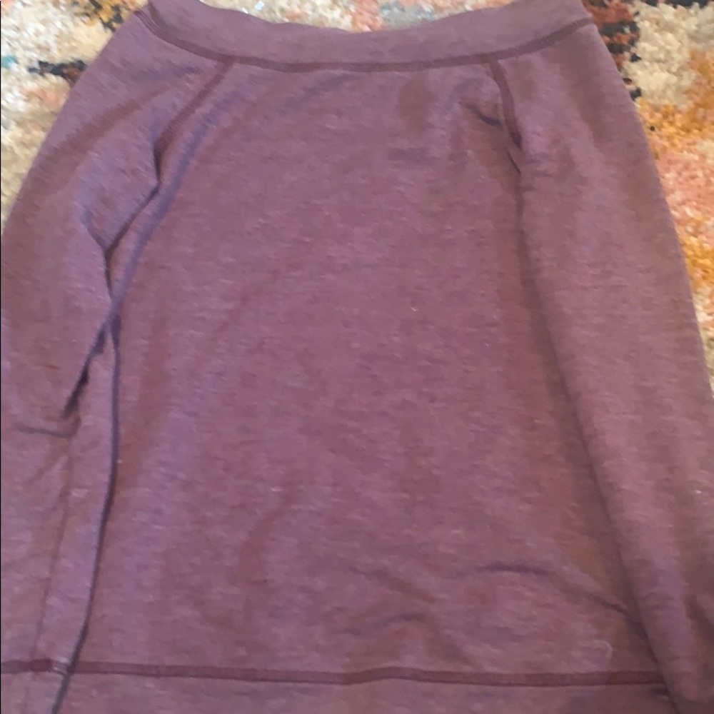purple sweater